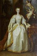 Jacopo Amigoni Princess Royal and Princess of Orange oil painting on canvas
